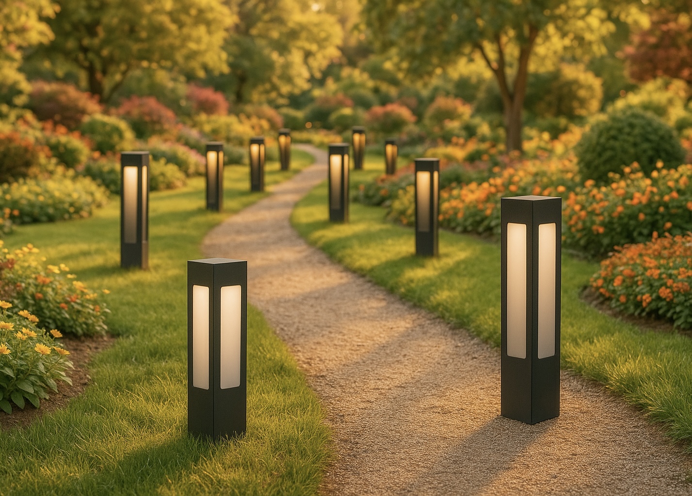 چراغ حیاطی ارزان قیمت گالوانیزه ۳۵ سانتی